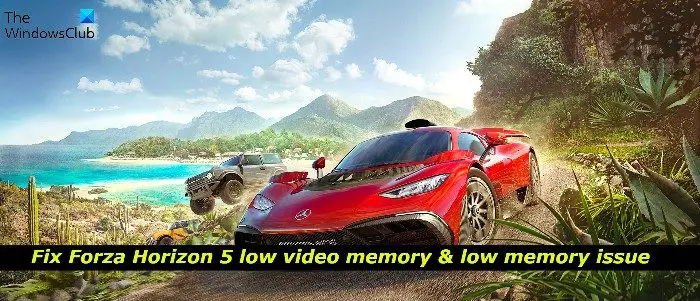 Fix Forza Horizon 5 Low video memory and Low memory issue